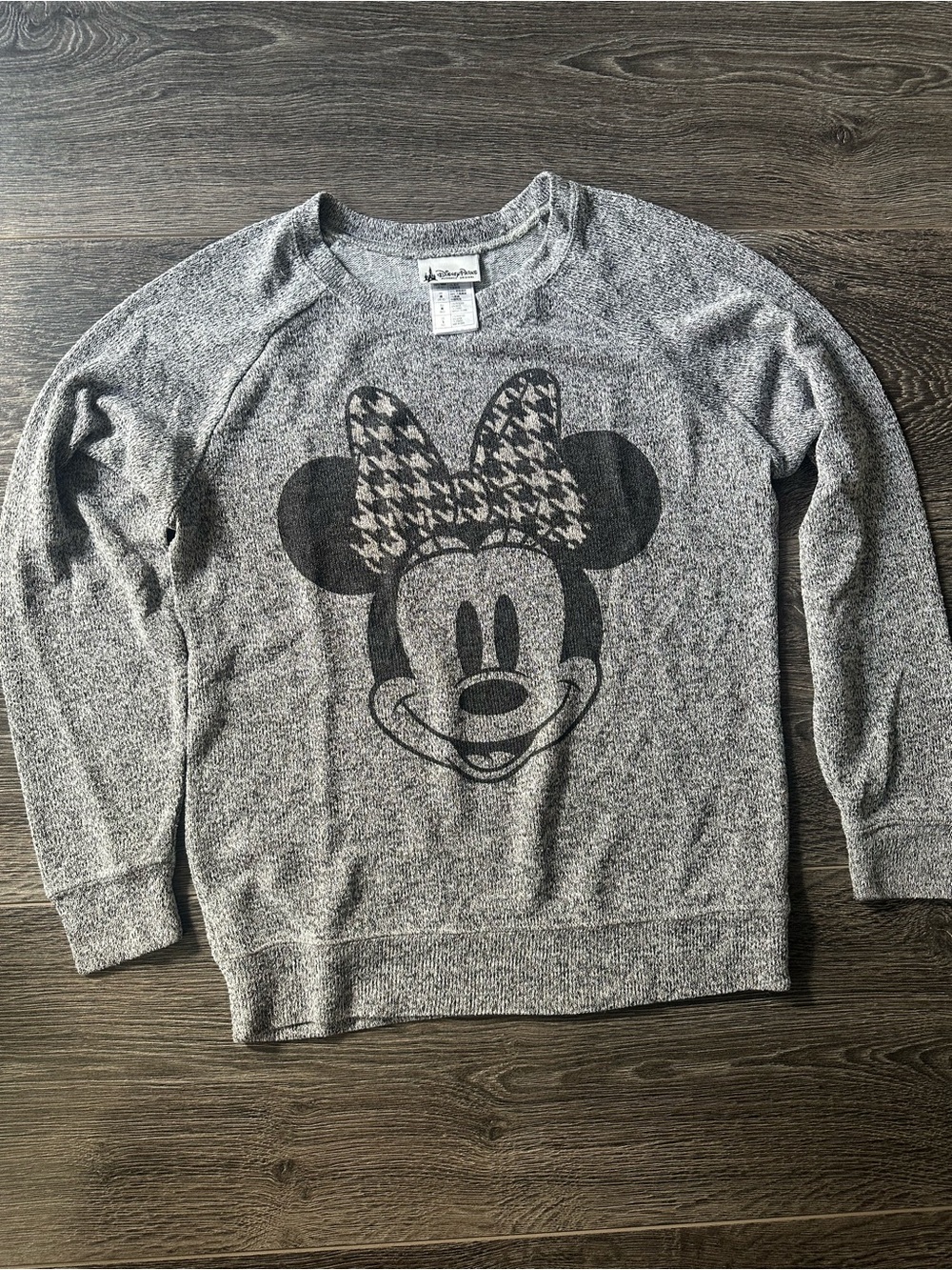 Disney Minnie Mouse Gray Pullover Sweater